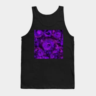 Boho Purple And Pink Tie-Dye Tank Top